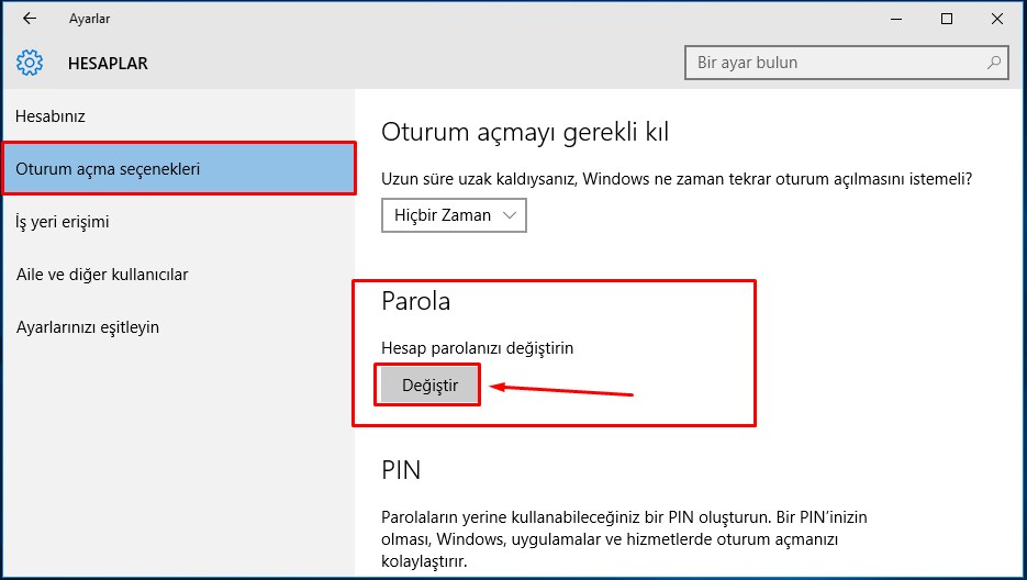 Windows 10 Şifre Değiştirme Nasıl Yapılır? (Resimli Anlatım) » TechWorm