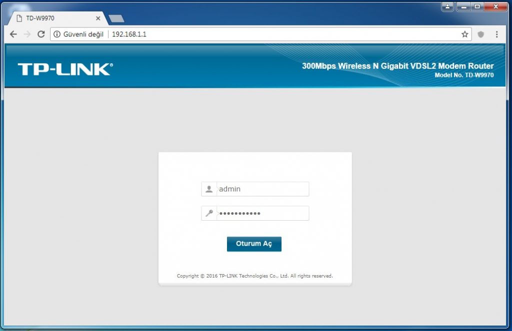 TP Link TD W9970 Kablosuz Şifre Değiştirme Telekom Modem TechWorm