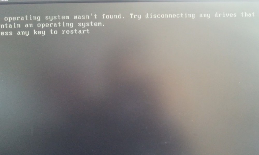 An operating system wasn't found. Try disconnecting any drives that don ...