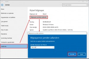 Windows 10 Bilgisayar Adını Değiştirme » TechWorm