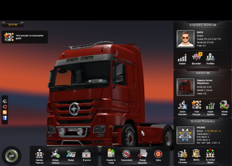 Euro Truck Simulator 2 Para Hilesi Indir GeloManias